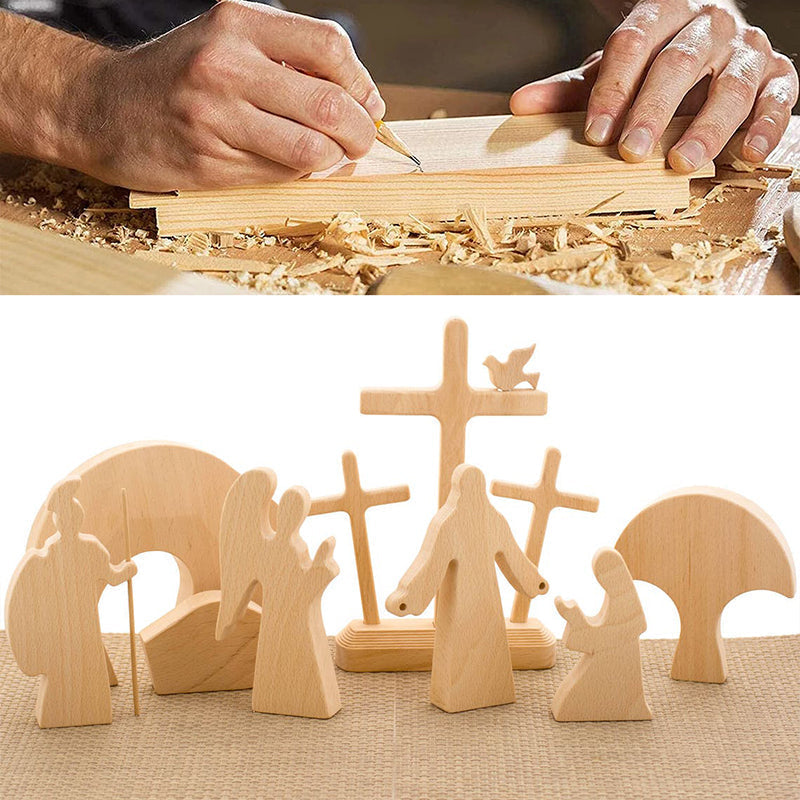 Paasdecoratie van Hout