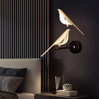 Moderne LED Wandlampen Vogelontwerp