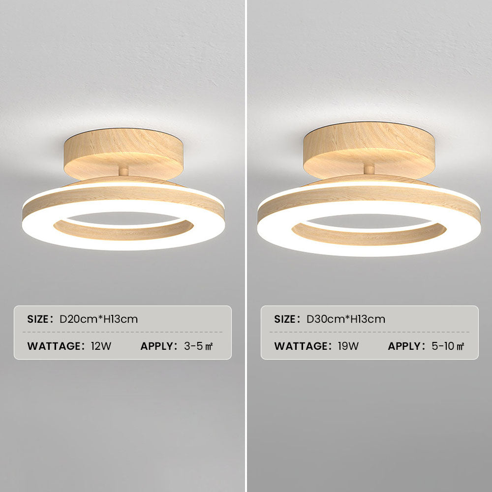Ronde plafondlamp LED acryl voor gang en entree