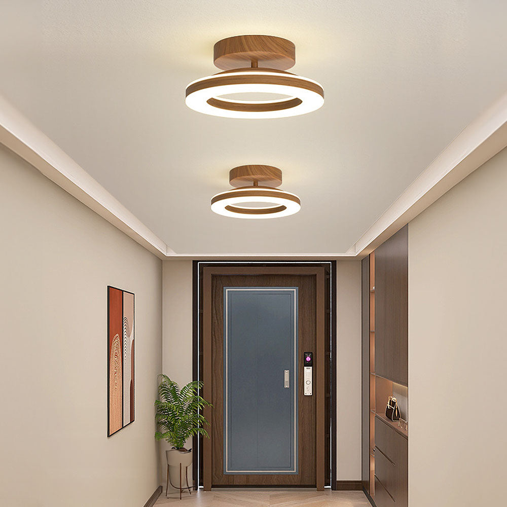 Ronde plafondlamp LED acryl voor gang en entree