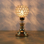 Europese luxe kristallen bol 1-lamps kunst tafellamp