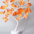Contemporary Creatieve Kerstkunst Plastic Esdoornblad Boomverlichting LED Decoratieve Tafellamp Voor Slaapkamer