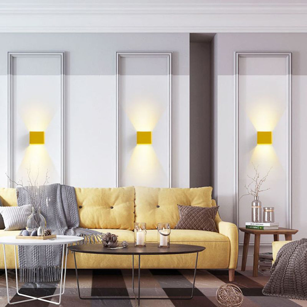 Moderne vierkante wandlamp