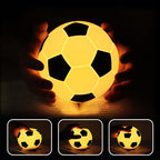 Kreatieve voetbal siliconen LED nachttafel lamp met USB-oplading