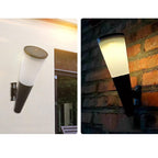 Truro Solar Wandlamp Antraciet - Energiezuinige Solar Buiten Wandlamp