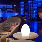 RGB ABS eivormige LED decoratieve tafellamp
