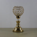 Europese luxe kristallen bol 1-lamps kunst tafellamp
