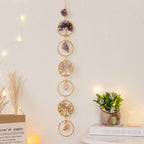 Crystal Tree of Life 6 Ringen Wanddecoratie Ornament