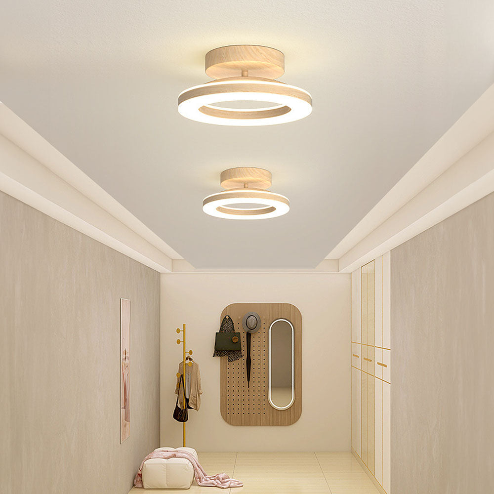 Ronde plafondlamp LED acryl voor gang en entree