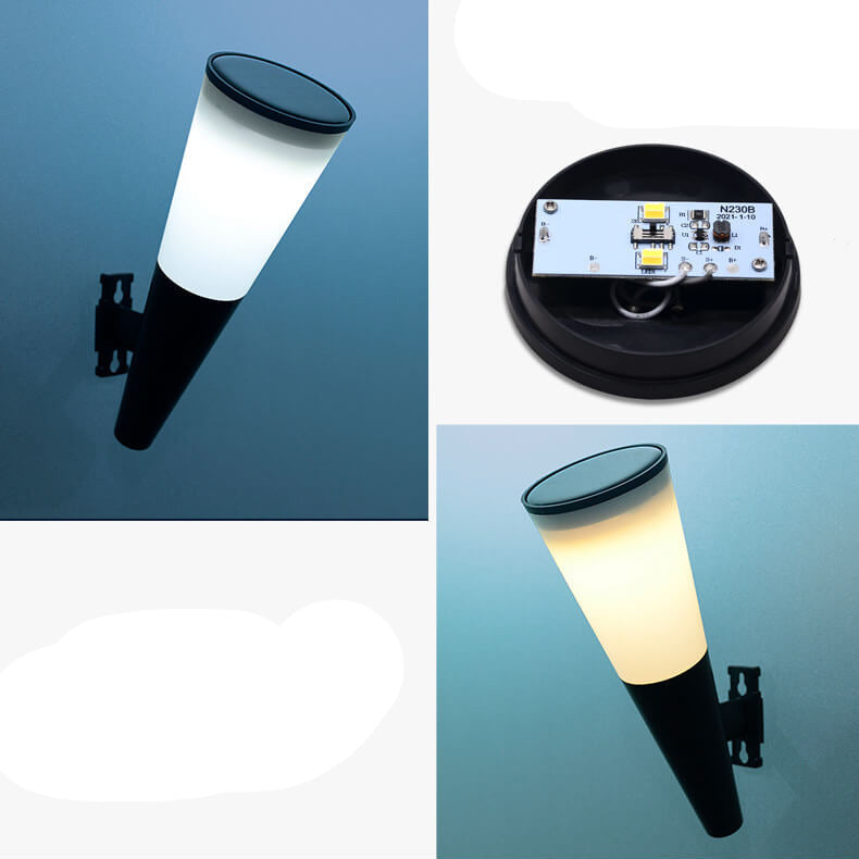 Truro Solar Wandlamp Antraciet - Energiezuinige Solar Buiten Wandlamp