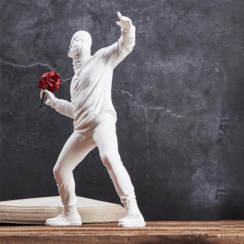 Banksy Bloem Rioter Ornament
