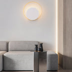 Moderner Minimalistischer Eisen-Kreis-Ring 1-Licht Wandleuchten Lamp voor Slaapkamer
