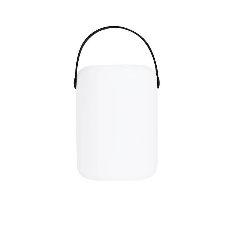 Moderne eenvoud plastic rond vierkant hand LED tafellamp voor buitenpatio