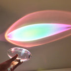 Kreatieve Kristallenprojectie Engel Ogen LED Tafel lamp