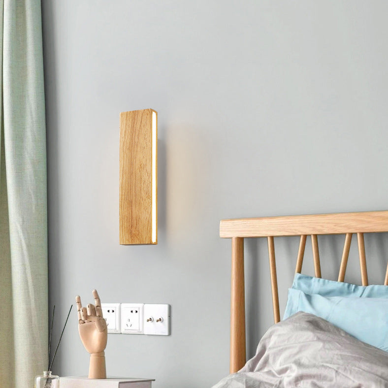 OakBeam | Minimalistische Massief Houten LED Wandlamp