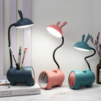 Cartoon Kreativ Konijnen LED Touch USB Penhouder Bureaulamp