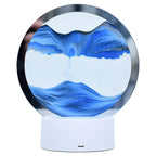 Kreatieve Ronde Zandscherm Quicksand 3D LED Nachttafel lamp Tafellamp