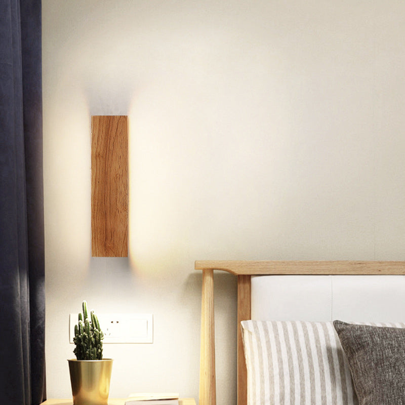 OakBeam | Minimalistische Massief Houten LED Wandlamp