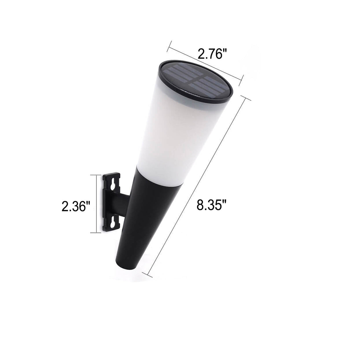 Truro Solar Wandlamp Antraciet - Energiezuinige Solar Buiten Wandlamp