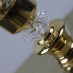 Europese luxe kristallen bol 1-lamps kunst tafellamp