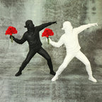 Banksy Bloem Rioter Ornament