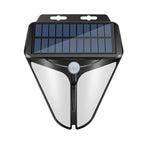 Solar Intelligente Triangle Buitendige Waterdichte Lichaamsensor Patio LED Wandlamp