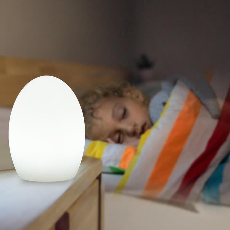 RGB ABS eivormige LED decoratieve tafellamp