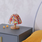 Modern minimalistische creatieve ijzeren bloemenvorm 1-lamp tafellamp