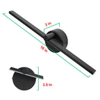 Nordic Minimalist Aluminium Lange Leiste Schakelaar LED Spiegel Wandlamp