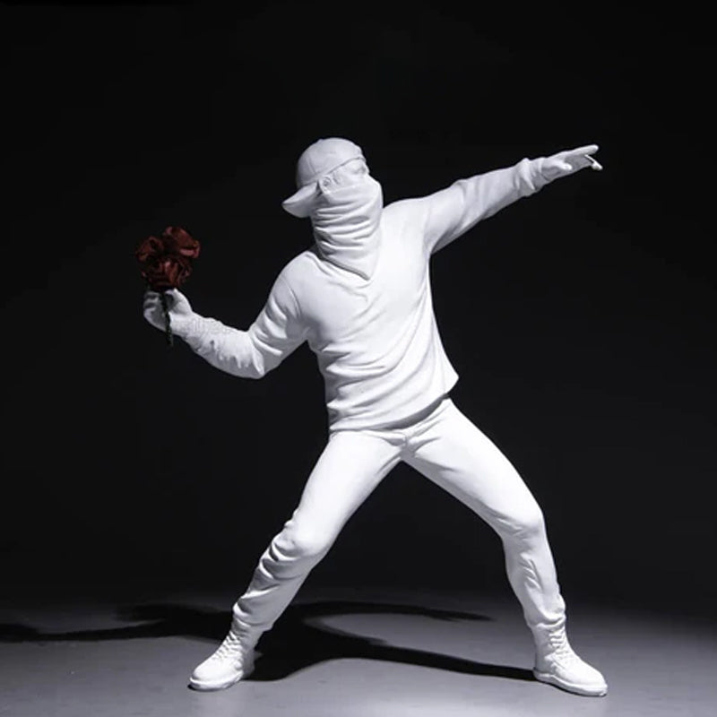 Banksy Bloem Rioter Ornament