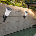 Truro Solar Wandlamp Antraciet - Energiezuinige Solar Buiten Wandlamp