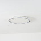 LunaNova - Moderne LED plafondlamp met metaal/acryl voor woon- en slaapkamer, Avosianack/witte design