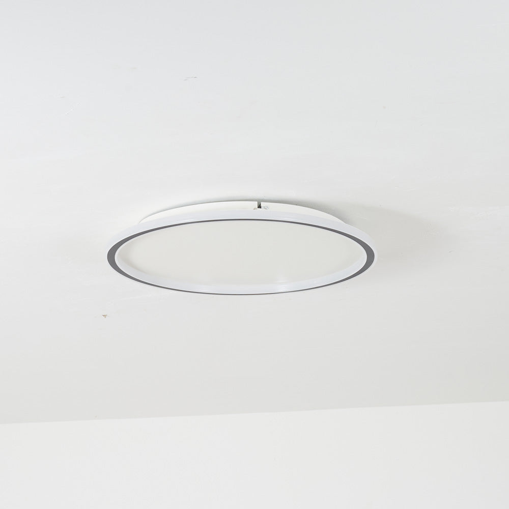 LunaNova - Moderne LED plafondlamp met metaal/acryl voor woon- en slaapkamer, Avosianack/witte design