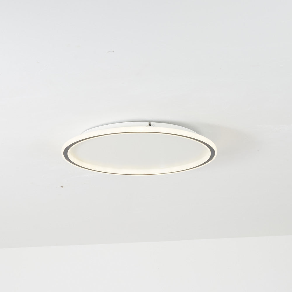 LunaNova - Moderne LED plafondlamp met metaal/acryl voor woon- en slaapkamer, Avosianack/witte design