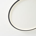 LunaNova - Moderne LED plafondlamp met metaal/acryl voor woon- en slaapkamer, Avosianack/witte design