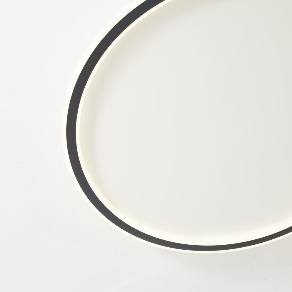 LunaNova - Moderne LED plafondlamp met metaal/acryl voor woon- en slaapkamer, Avosianack/witte design