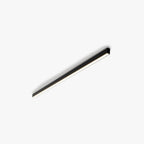 Zwarte metalen plafondlamp LED lineair minimalistisch modern ontwerp
