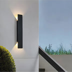 Leicht - Moderne weersbestendige LED wandlamp van aluminium voor buitengebruik