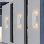 Leicht - Moderne weersbestendige LED wandlamp van aluminium voor buitengebruik