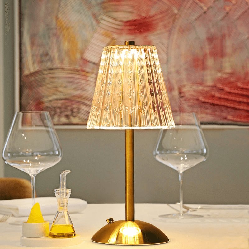AuraGlow Tafellamp - Oplaadbare LED Lamp met Dimbare Functie