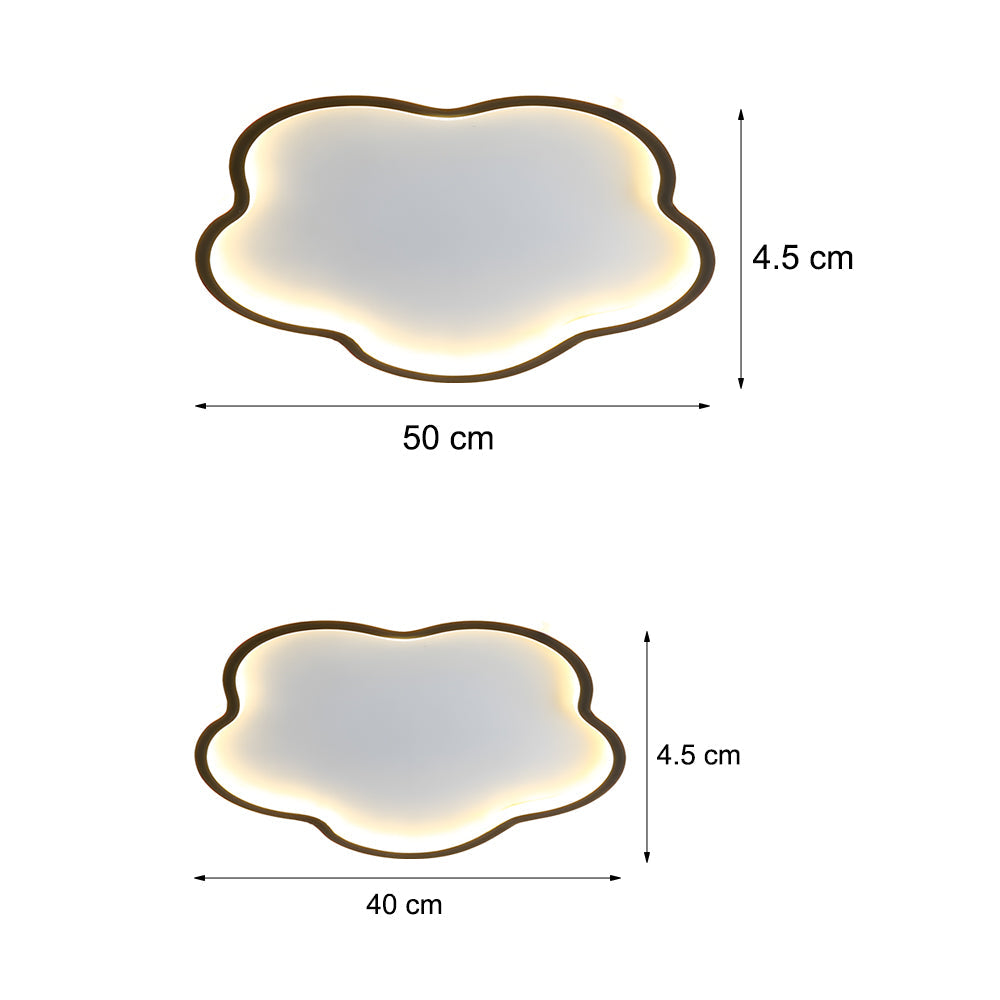Noordse plafondlamp in pentagramontwerp - Aluminium plafondlamp voor de slaapkamer