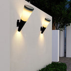 Truro Solar Wandlamp Antraciet - Energiezuinige Solar Buiten Wandlamp