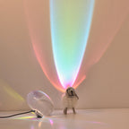 Kreatieve Kristallenprojectie Engel Ogen LED Tafel lamp