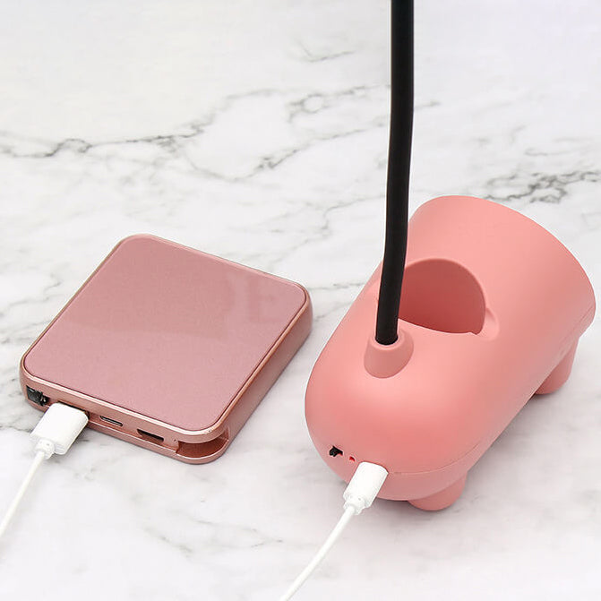 Cartoon Kreativ Konijnen LED Touch USB Penhouder Bureaulamp