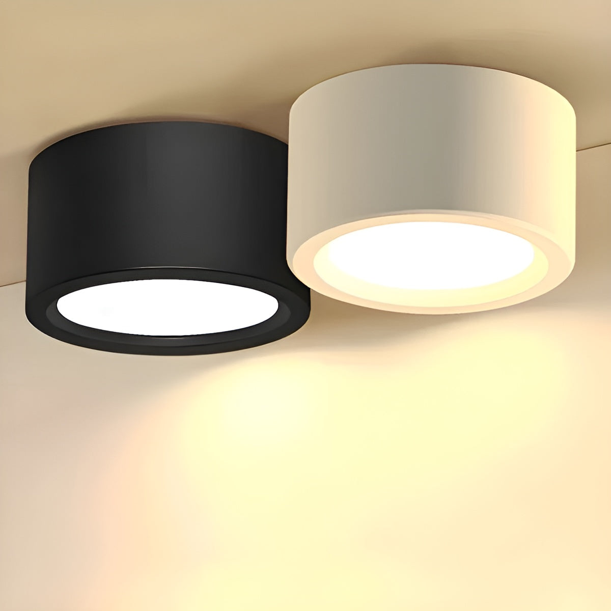 Moderne LED ceiling light - round shape & warm LED light | Cozy lighting for any room