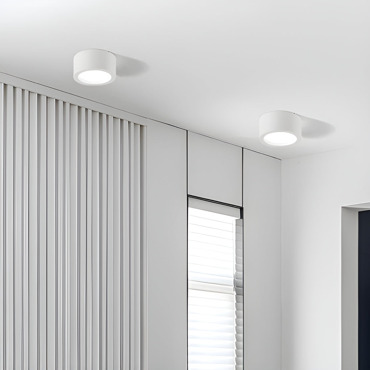 Moderne LED ceiling light - round shape & warm LED light | Cozy lighting for any room