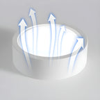 Moderne LED ceiling light - round shape & warm LED light | Cozy lighting for any room