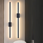 Industriële Minimalistische Lange LED IJzeren Wandlampen voor hedendaagse woonkamerdecoratie en stijlvolle verlichting