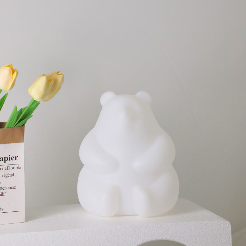 Contemporary Creative Bear PE LED Tafel Lamp voor de Woonkamer