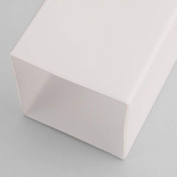Moderne minimalistische massief houten kubus glazen kolom 1-lamp wandlampen